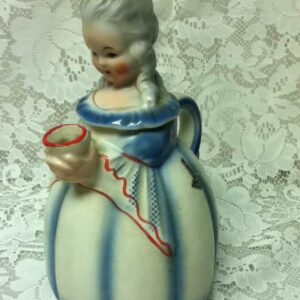 Vintage, Rare, Corlendorf, Germany, Figural Lady Teapot