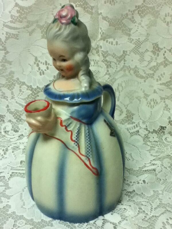 Vintage, Rare, Corlendorf, Germany, Figural Lady Teapot