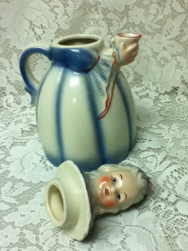 Vintage, Rare, Corlendorf, Germany, Figural Lady Teapot