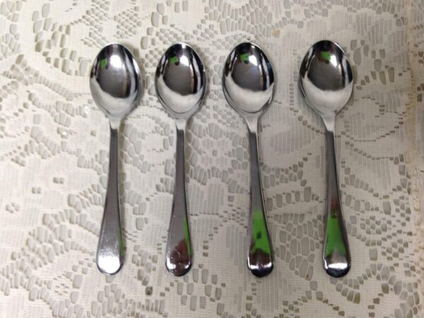 Vintage, Rare, England, 11-pc Classic Chrome, Egg Cups and Condiment Set