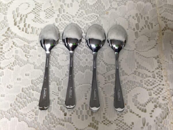 Vintage, Rare, England, 11-pc Classic Chrome, Egg Cups and Condiment Set