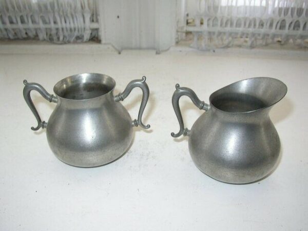 Vintage, Made in Holland, 5-pc Pewter Coffee and Tea Service