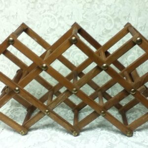 Vintage, Medium Size 21in x 7in x 4in Wooden Bottle or Wine Rack