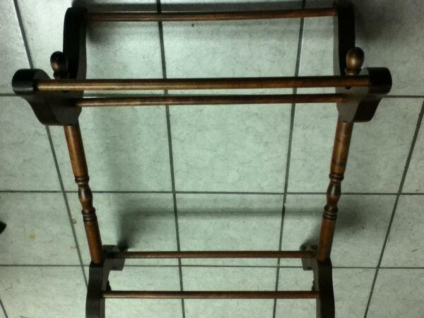 Vintage, Clothes Towel Rack 32in x 24in x 15in Wooden Clothes-Towel Rack