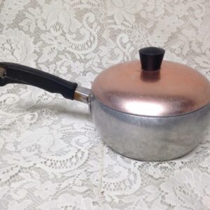 Vintage, Wearever, Aluminum-Copper Covered Saucepan 1.5 Qts., 12.5 in x 5in H