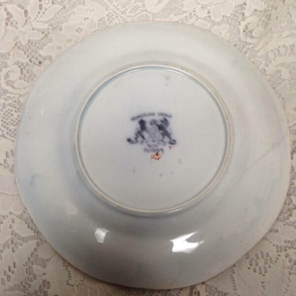 Ashworth Bros., England, Gaudy Blue Willow10in Dinner Plate ( As Is)