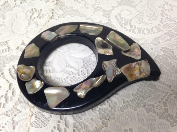 Vintage, Abalone Decorative Desk Accessories 7in x 5in