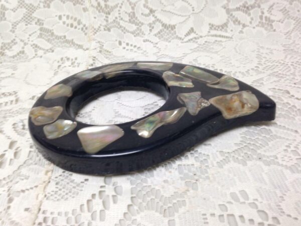 Vintage, Abalone Decorative Desk Accessories 7in x 5in