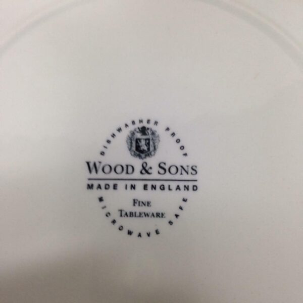 Vintage, Blue Willow 2pc Woods & Sons Dinner Plate 10in D