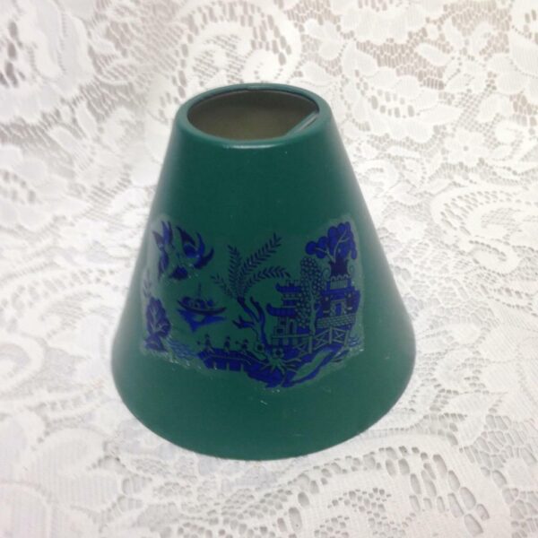 Small Green-Blue Willow Shade 4.5in H x 5in D