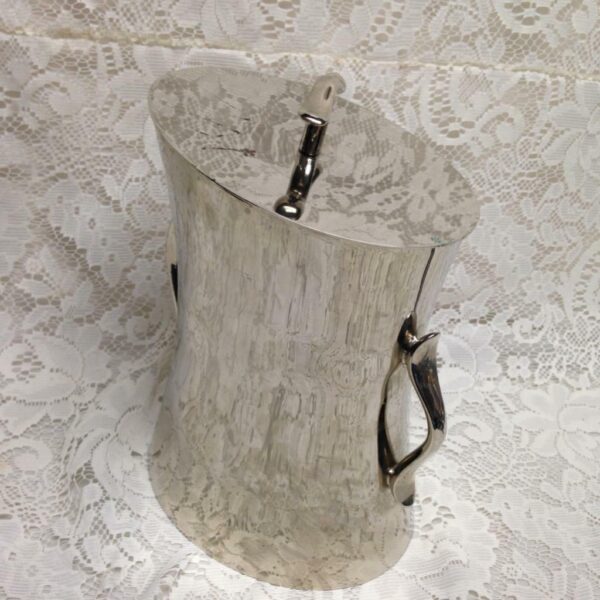 Vintage Towle Silver-plated 3pc Ice Bucket with Lid and Insert 9in x 7.5in x5in