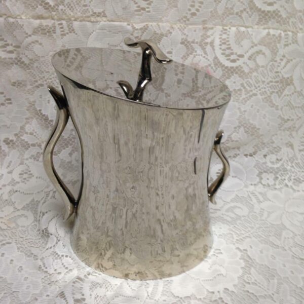 Vintage Towle Silver-plated 3pc Ice Bucket with Lid and Insert 9in x 7.5in x5in