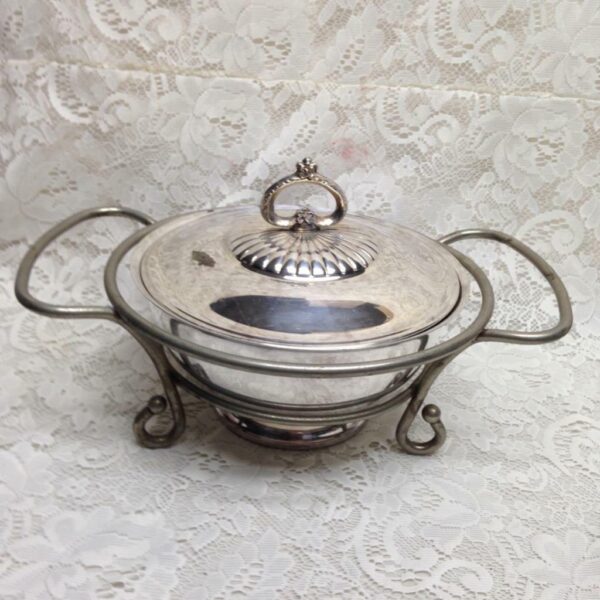 Vintage, Codincero, Silver Plated Pot Stand 1in x 10in x 4.5in