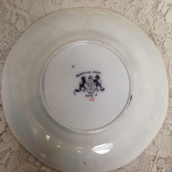 Ashworth Bros., England, 2 Gaudy Blue Willow10.25in Dinner Plate ( As Is) (B)