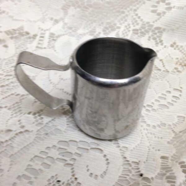 Vintage, 4pc Blue Willow Stainless-Chrome Small or Single Tea Set (B)