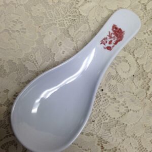 Red Willow Melamine Plastic Spoon Rest 9.5in L x 3.5in W