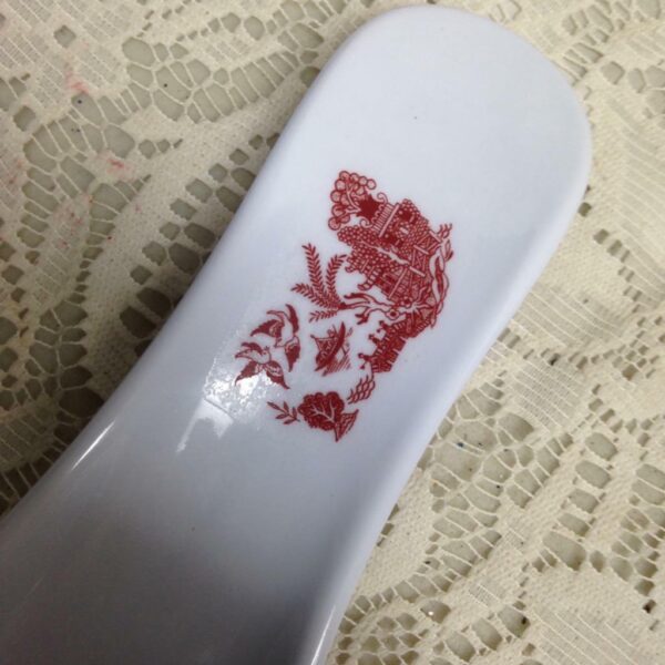 Red Willow Melamine Plastic Spoon Rest 9.5in L x 3.5in W