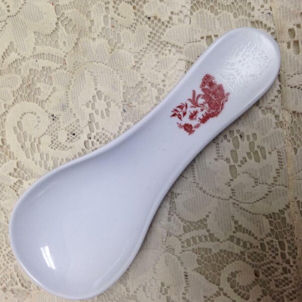 Red Willow Melamine Plastic Spoon Rest 9.5in L x 3.5in W