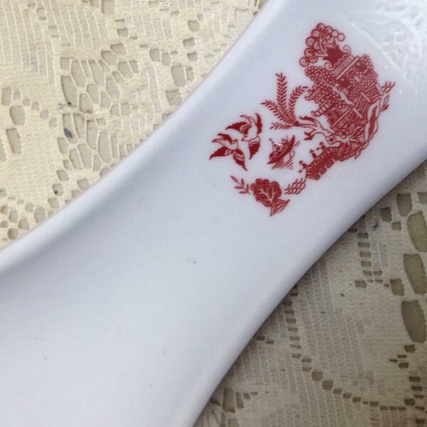 Red Willow Melamine Plastic Spoon Rest 9.5in L x 3.5in W