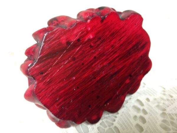 Vintage, Red Buffalo Paperweight 3.5in x 2.5n x 2in