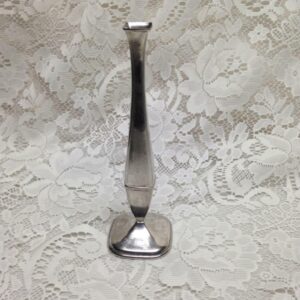 Leonard, Italy, Silver Plated Bud Vase 7.5in x 2.5in D