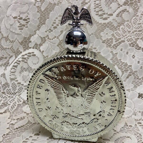 1970s Avon Oland After Shave 1866 Morgan Silver Dollar Piece Decanter 6fl (NIB)