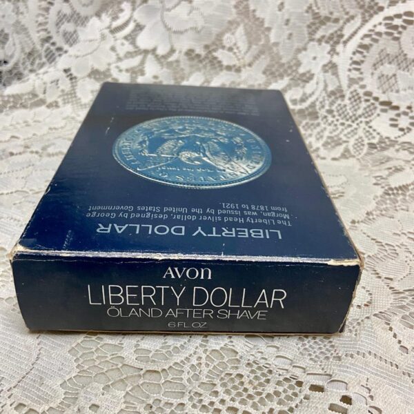 1970s Avon Oland After Shave 1866 Morgan Silver Dollar Piece Decanter 6fl (NIB)