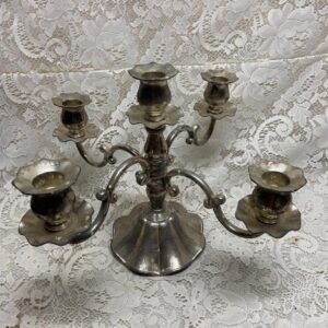 Vintage, Large Silver-plated 5-Lights Candelabra