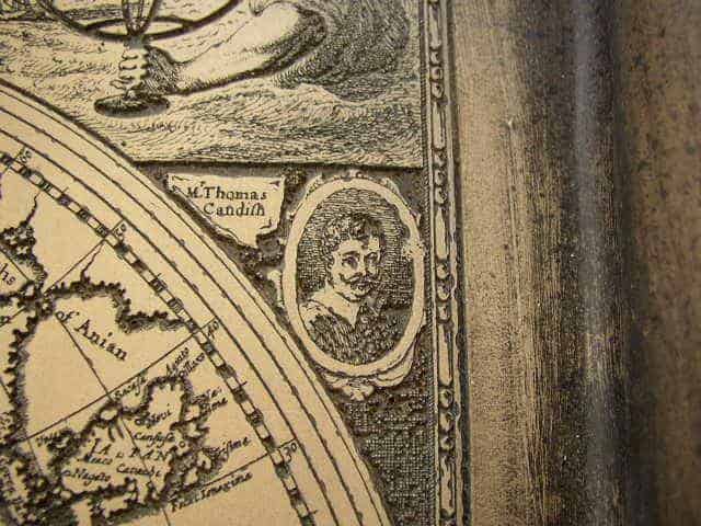 Vintage, Reproduction, 16th C. Map of the World- Artwork Wall Decor 23in x 15in