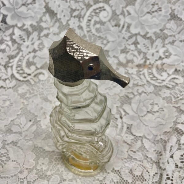 1970s Avon Sea Horse Skin So Soft Bath Oil Decanter 6fl oz (Empty Bottle)