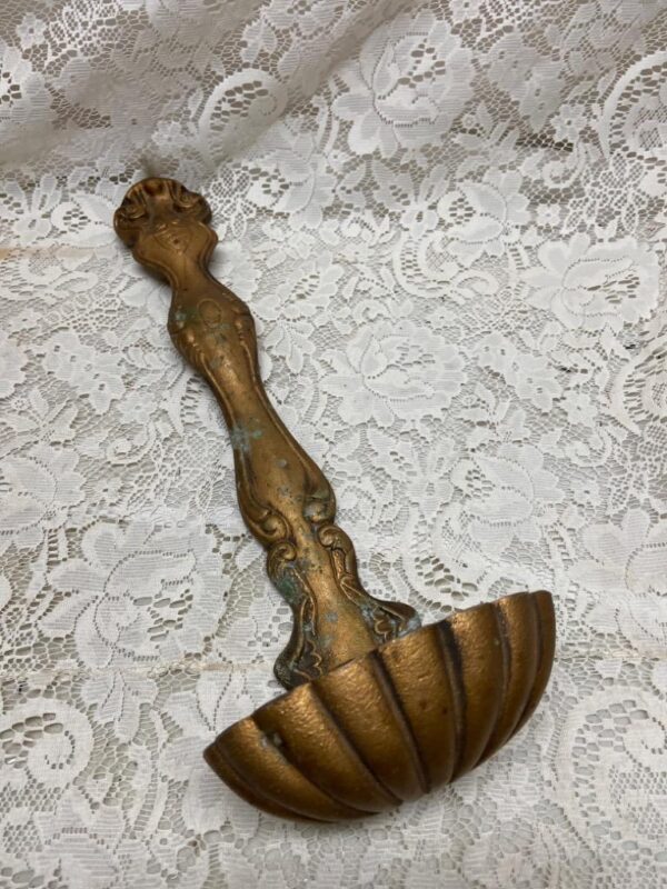 Vintage, Decorative Giant Brass Ladle Wall Decor 17in x 6in x 5in