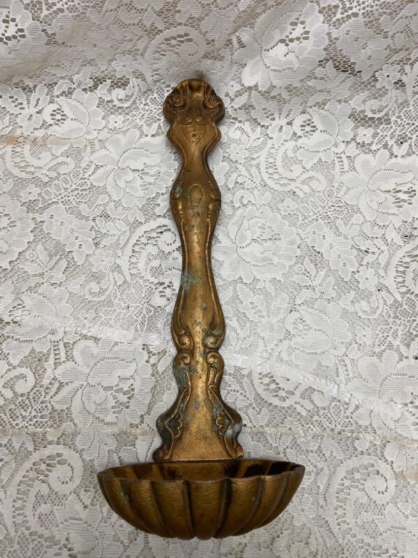 Vintage, Decorative Giant Brass Ladle Wall Decor 17in x 6in x 5in