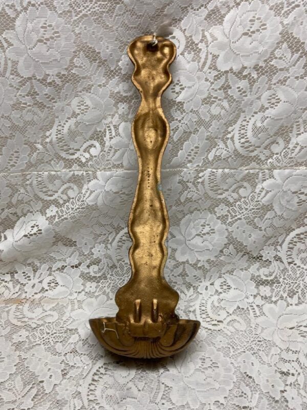 Vintage, Decorative Giant Brass Ladle Wall Decor 17in x 6in x 5in