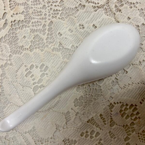 Blue Willow Melamine Soup Spoon 8in x 2in