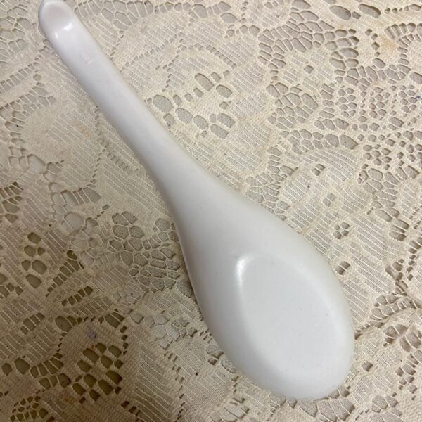 Blue Willow Melamine Soup Spoon 8in x 2in