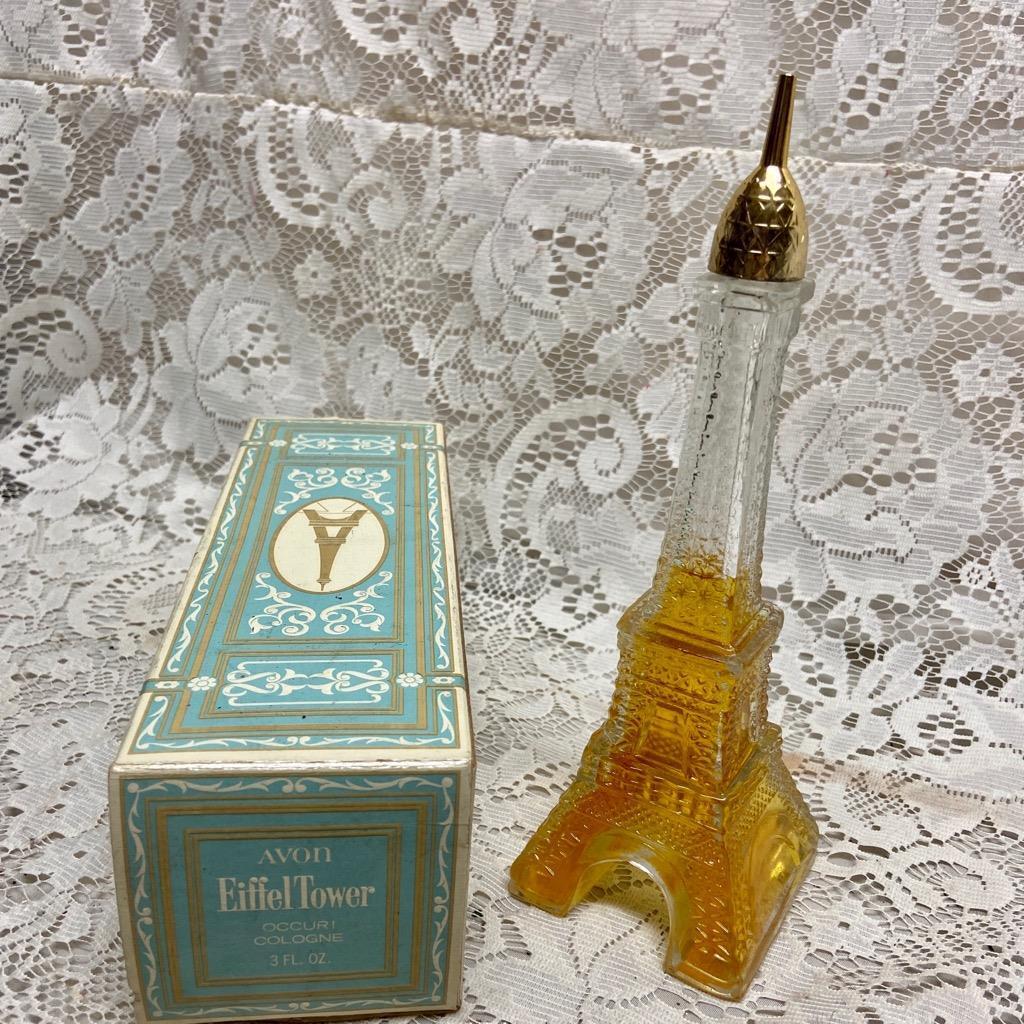 1970s Avon Eiffel Tower Occur Cologne Decanter 3fl oz (NIB)