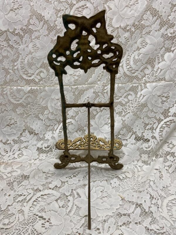 Vintage, Bronze Metal Ornate Easel