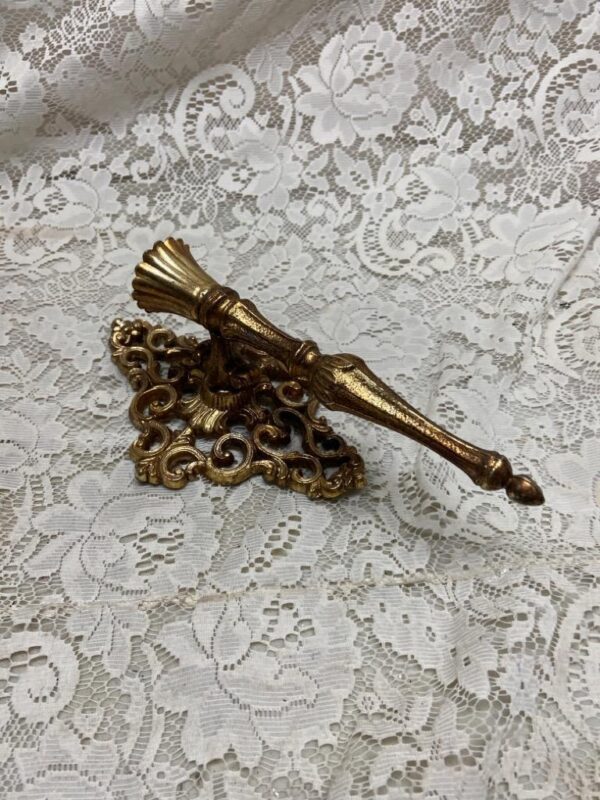 Vintage, Brass Sconce- Candle Holder 11in x 6in x 4in