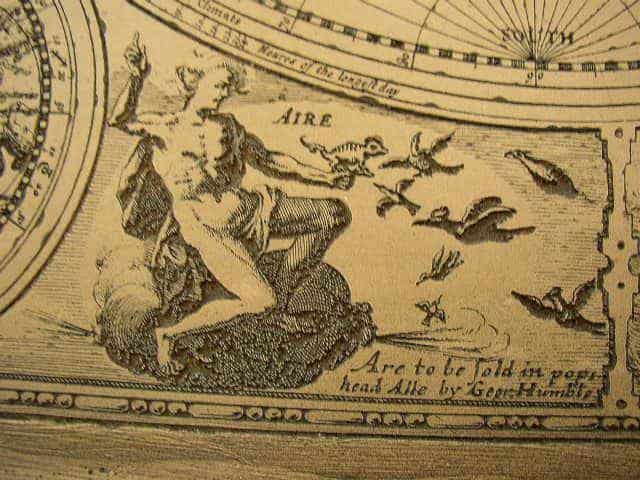 Vintage, Reproduction, 16th C. Map of the World- Artwork Wall Decor 23in x 15in