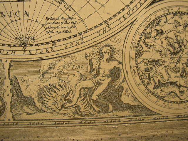 Vintage, Reproduction, 16th C. Map of the World- Artwork Wall Decor 23in x 15in