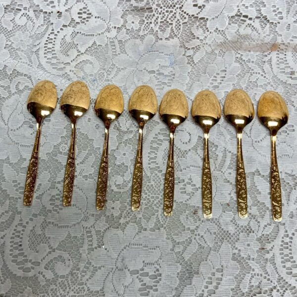 Vintage, 8-pc American, Golden Heritage Teaspoons