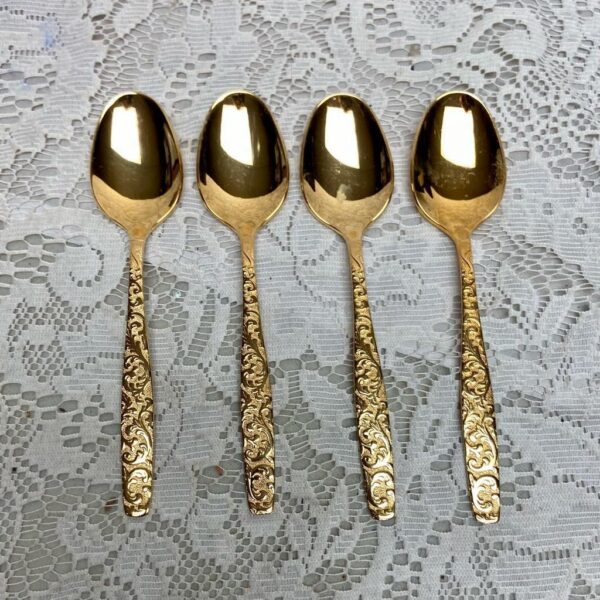 Vintage, 8-pc American, Golden Heritage Teaspoons