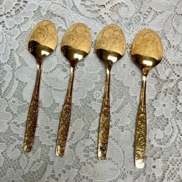 Vintage, 8-pc American, Golden Heritage Teaspoons