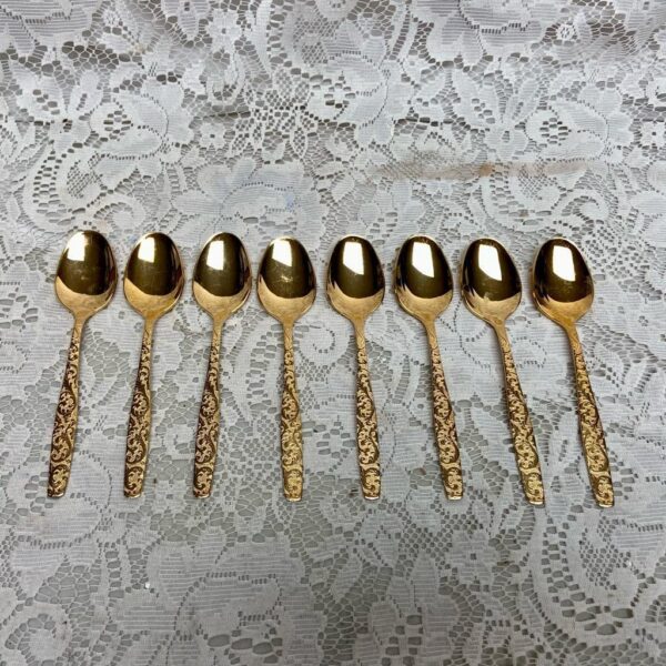 Vintage, 8-pc American, Golden Heritage Teaspoons