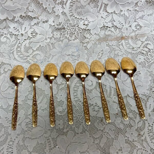 Vintage, 8-pc American, Golden Heritage Teaspoons