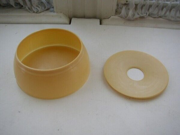 Vintage, 3-pc Celluloid Hair Receivers with Lids