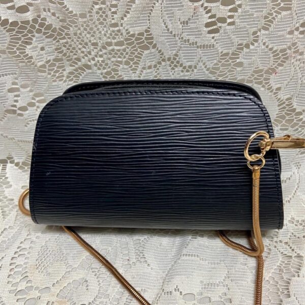 Louis Vuitton Black Epi Leather Small Cosmetic Pouch-Crossbody 6.5in x 4in x 2.5