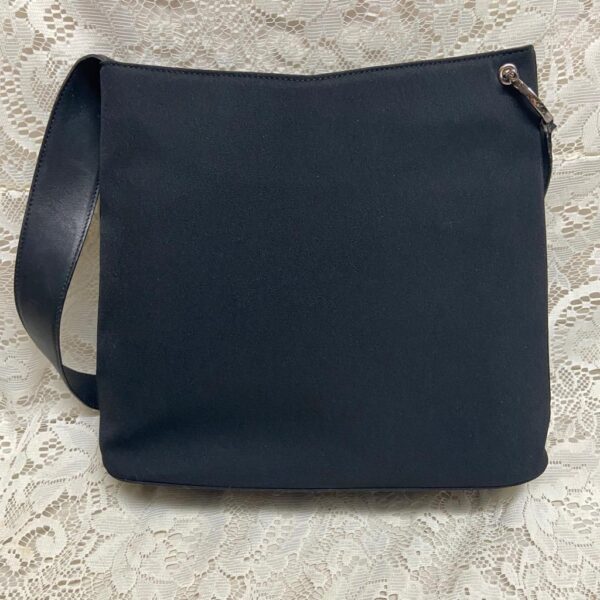 Salvatore Ferragamo Black Nylon Handbag 12in x 10in x 3.5in