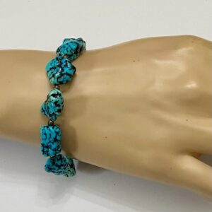 Vintage, Beautiful, Natural Turquoise Beaded Bracelet