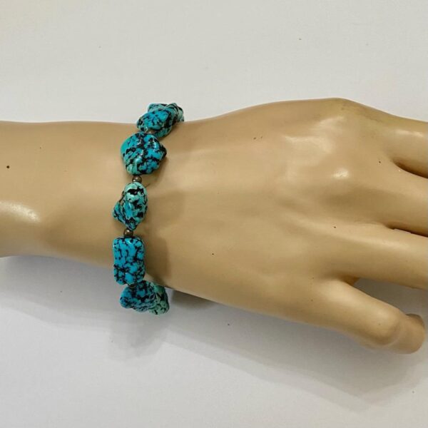 Vintage, Beautiful, Natural Turquoise Beaded Bracelet